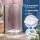 Kolpa San Eco Quat TKP 90×90, ezüst íves zuhanykabin + Ontex előlapos zuhanytálca + szifon csomag