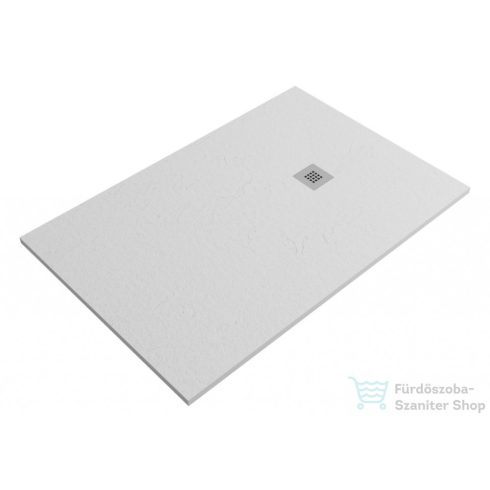Zenon Smart Slate zuhanytálca 100x80 cm, fehér színben